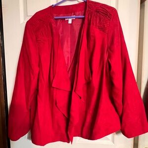 Dressbarn Vibrant Red Women's Blazer